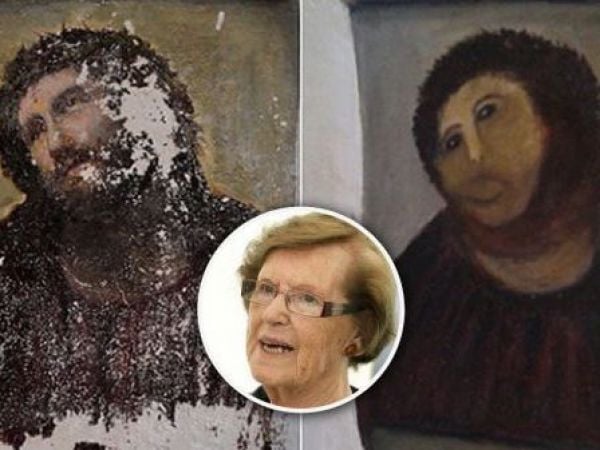 Cecilia Giménez y su Ecce Hommo