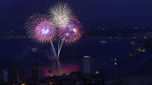 Fuegos Artificiales. Foto referencial.