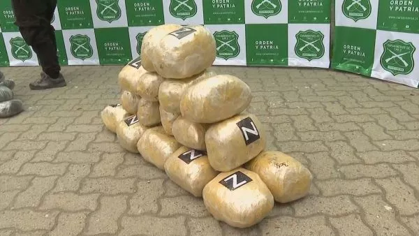 Drogas incautadas en Valparaíso