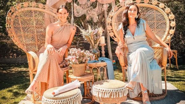 Christiane Endler tuvo una segunda ceremonia de matrimonio con Sofía Orozco en Algarrobo