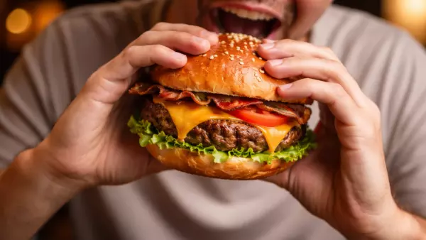 Hamburguesa. Foto referencial.