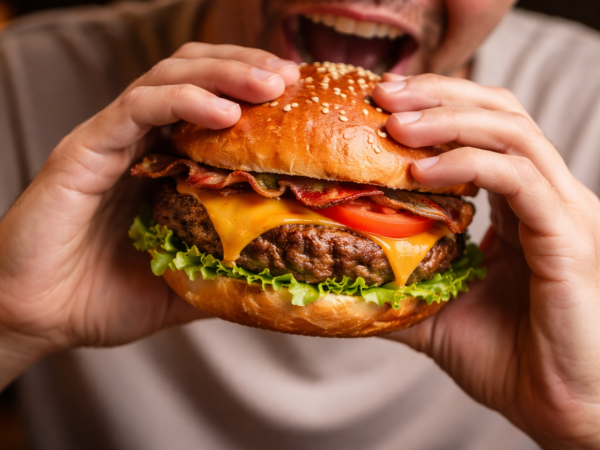 Hamburguesa. Foto referencial.