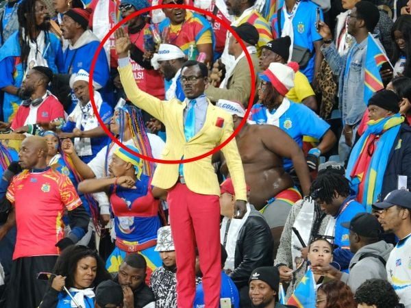 Hincha viral del Congo en la Copa África