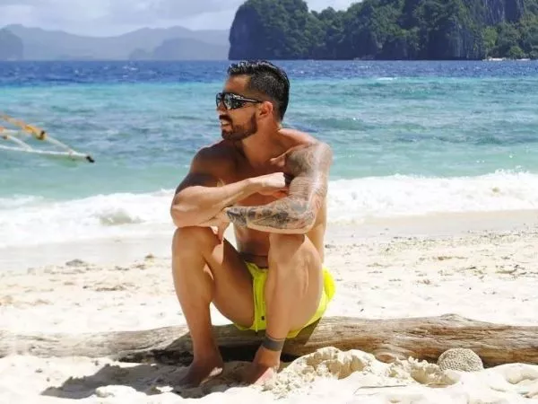 Daúd Gazale celebrando un campeonato nacional con Colo Colo