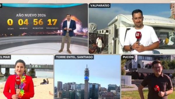 De norte a sur TVN transmitirá los shoy de Año Nuevo
