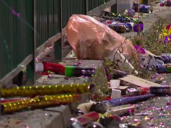 Basura en Año Nuevo