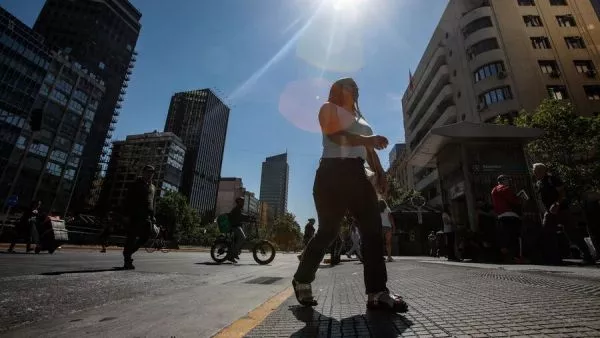 Calor en Santiago