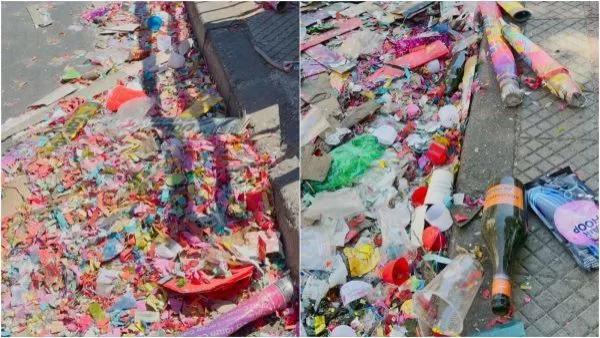 Basura año nuevo