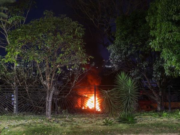 Bombardeo en Venezuela
