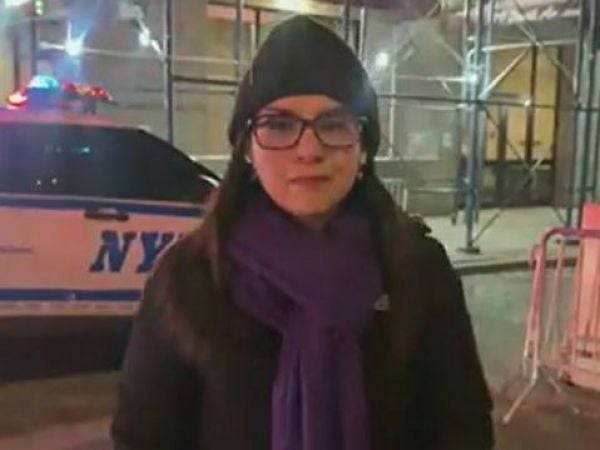 Valentina Reyes, corresponsal de TVN, en Nueva York