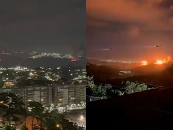 Explosiones sobre Caracas