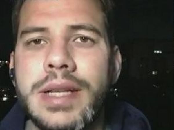 Correspondsal de TVN en Caracas