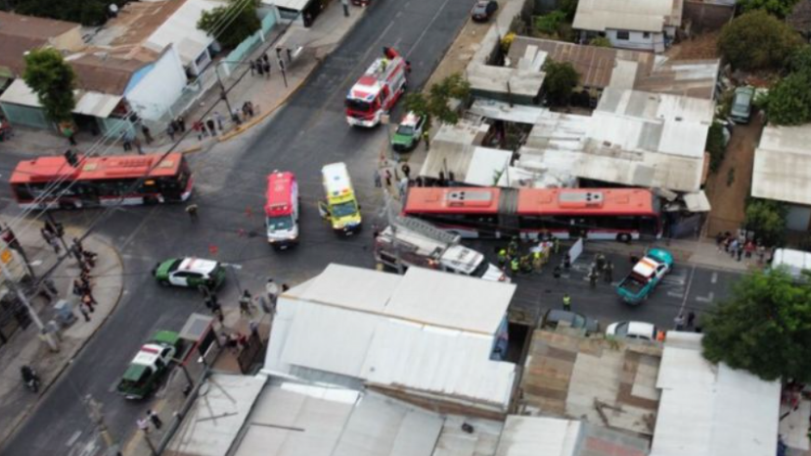 ciclista muere peñalolen bus red