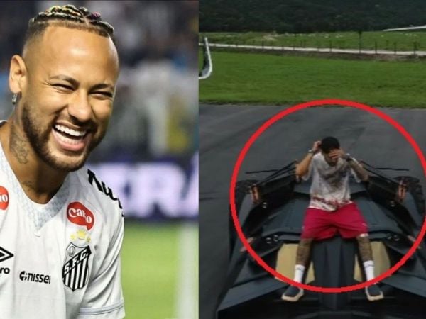 Neymar posó junto a su batimóvil, helicóptero y jet privado