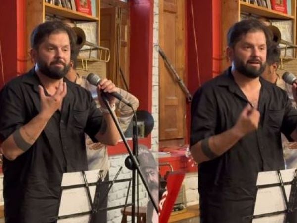 “Están difíciles los tiempos”: Presidente Boric reflexiona en acto cultural de cafetería de Yungay