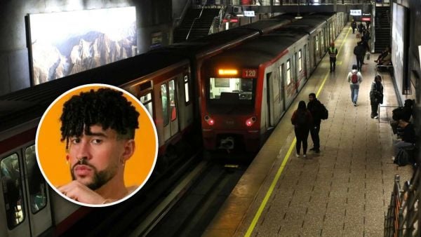 Metro de Santiago y Bad Bunny