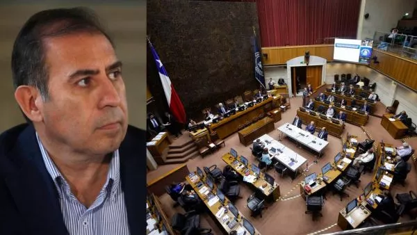 Sergio Gahona y Sala del Senado