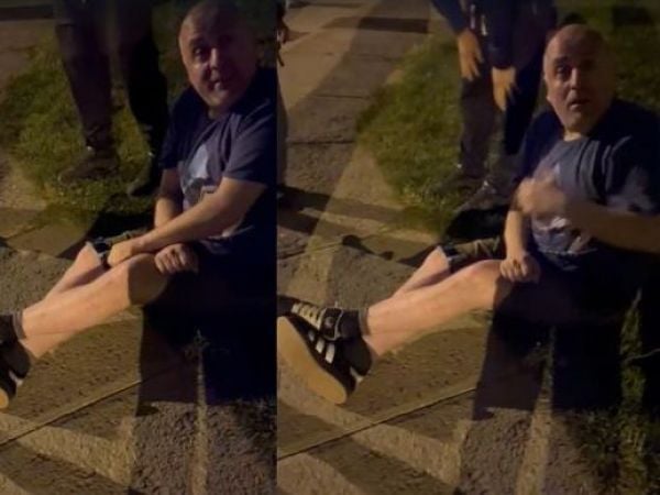 Video muestra a jefe de cárcel de Limache siendo increpado tras chocar en estado de ebriedad