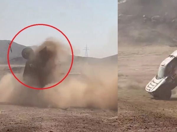 El piloto español Jesús Calleja sufrió un brutal accidente en el Dakar