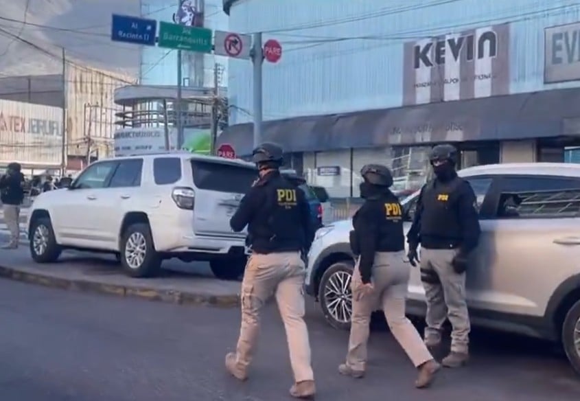 PDI en la Zofri de Iquique