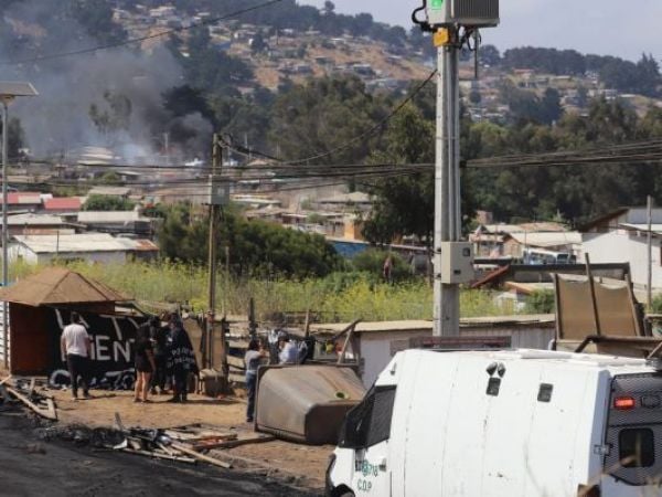 Incidentes en desalojo de megatoma de San Antonio
