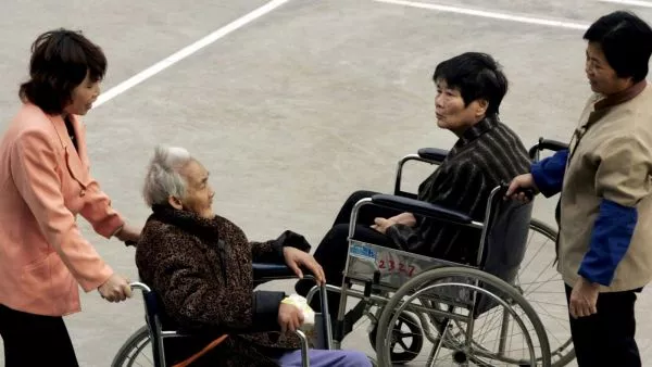 Personas mayores chinas