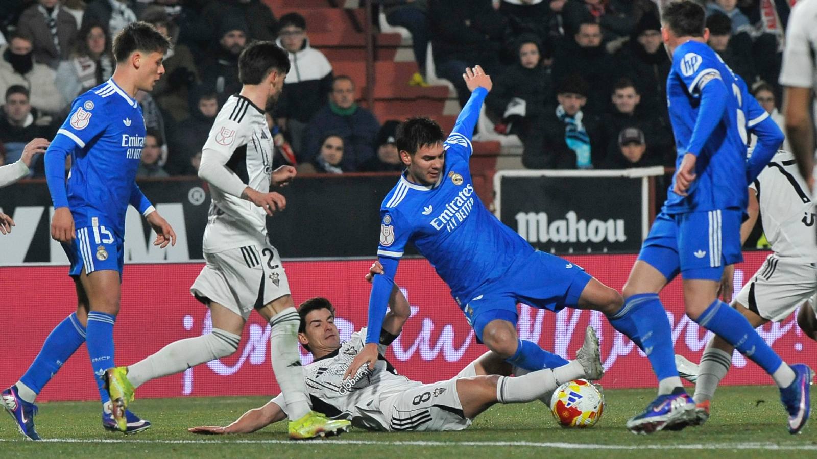 Real Madrid jugando frente al Albacete por la Copa del Rey