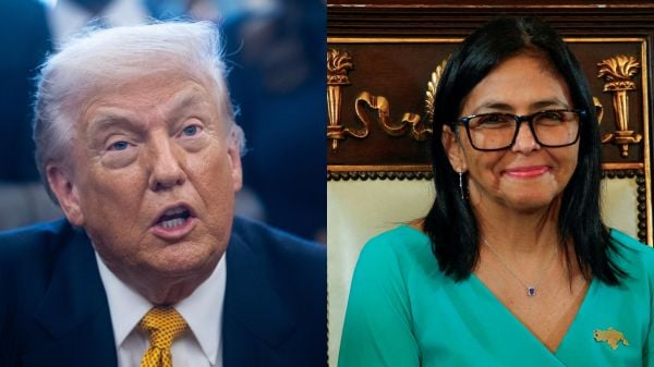 Trump mantiene una llamada con Delcy Rodríguez