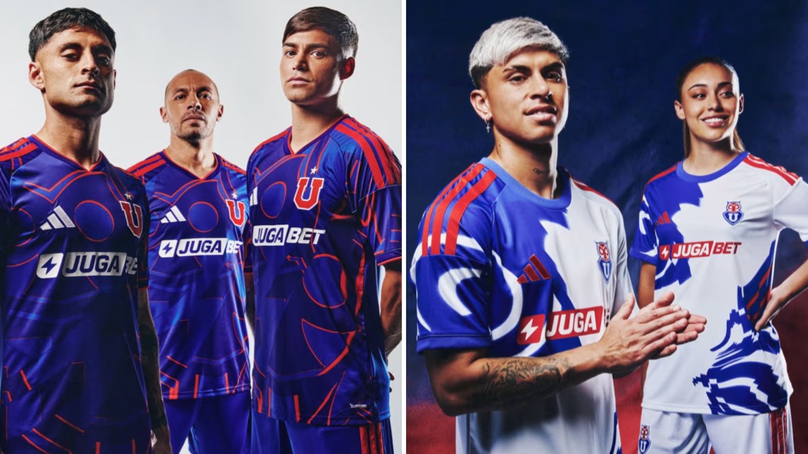Nuevas camisetas de la Universidad de Chile para la temporada 2026