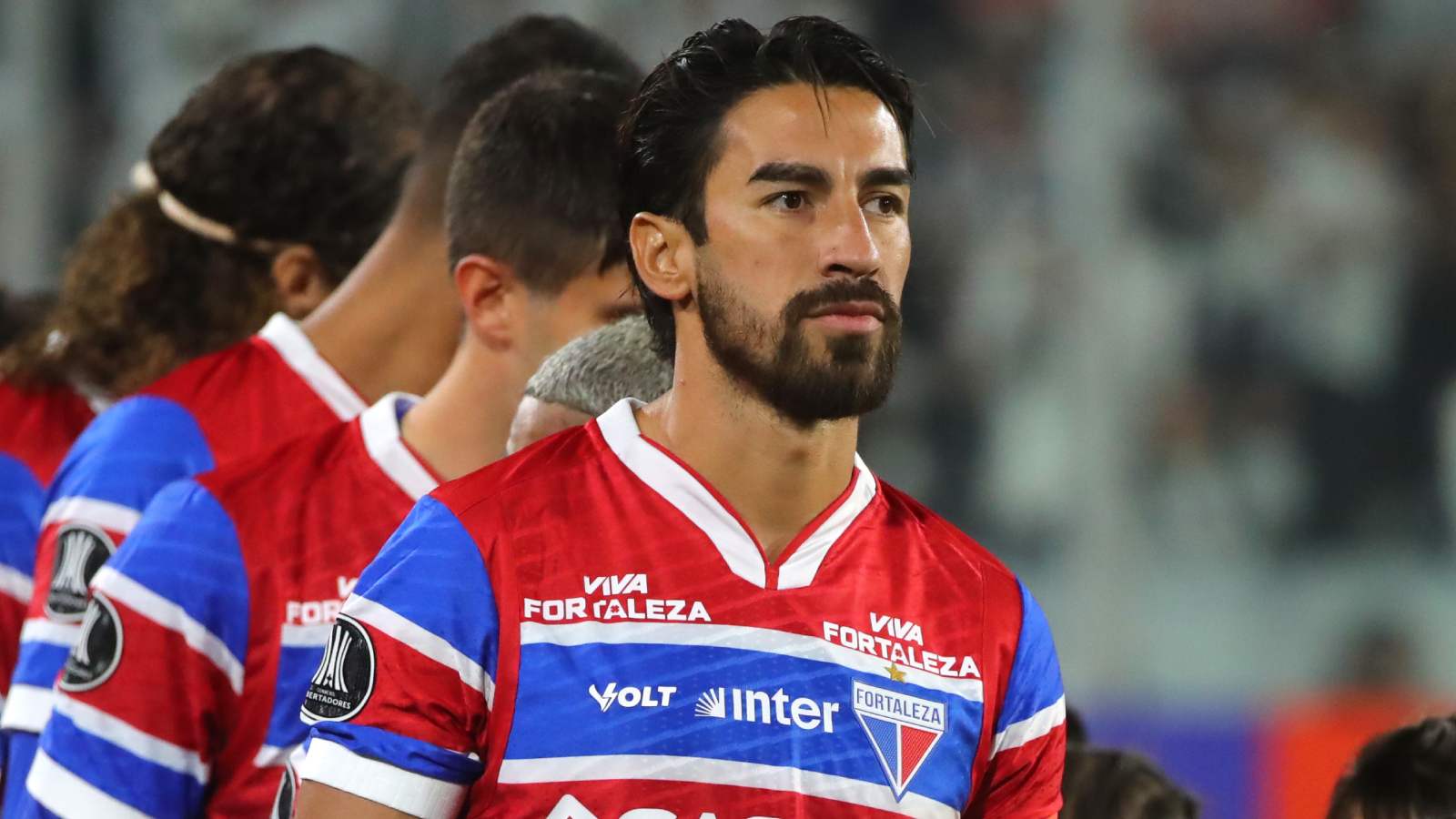 Juan Martín Lucero jugando por Fortaleza en Copa Libertadores