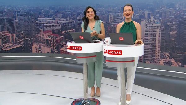 Carla Zunino y Valentina Reyes en 24 Horas Tu Mañana.