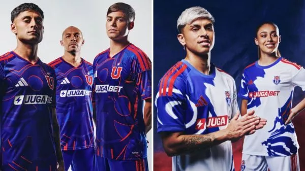Nuevas camisetas de la Universidad de Chile para la temporada 2026