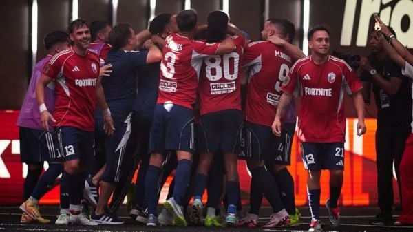 Chile celebrando un triunfo en la Kings League World Cup Nations