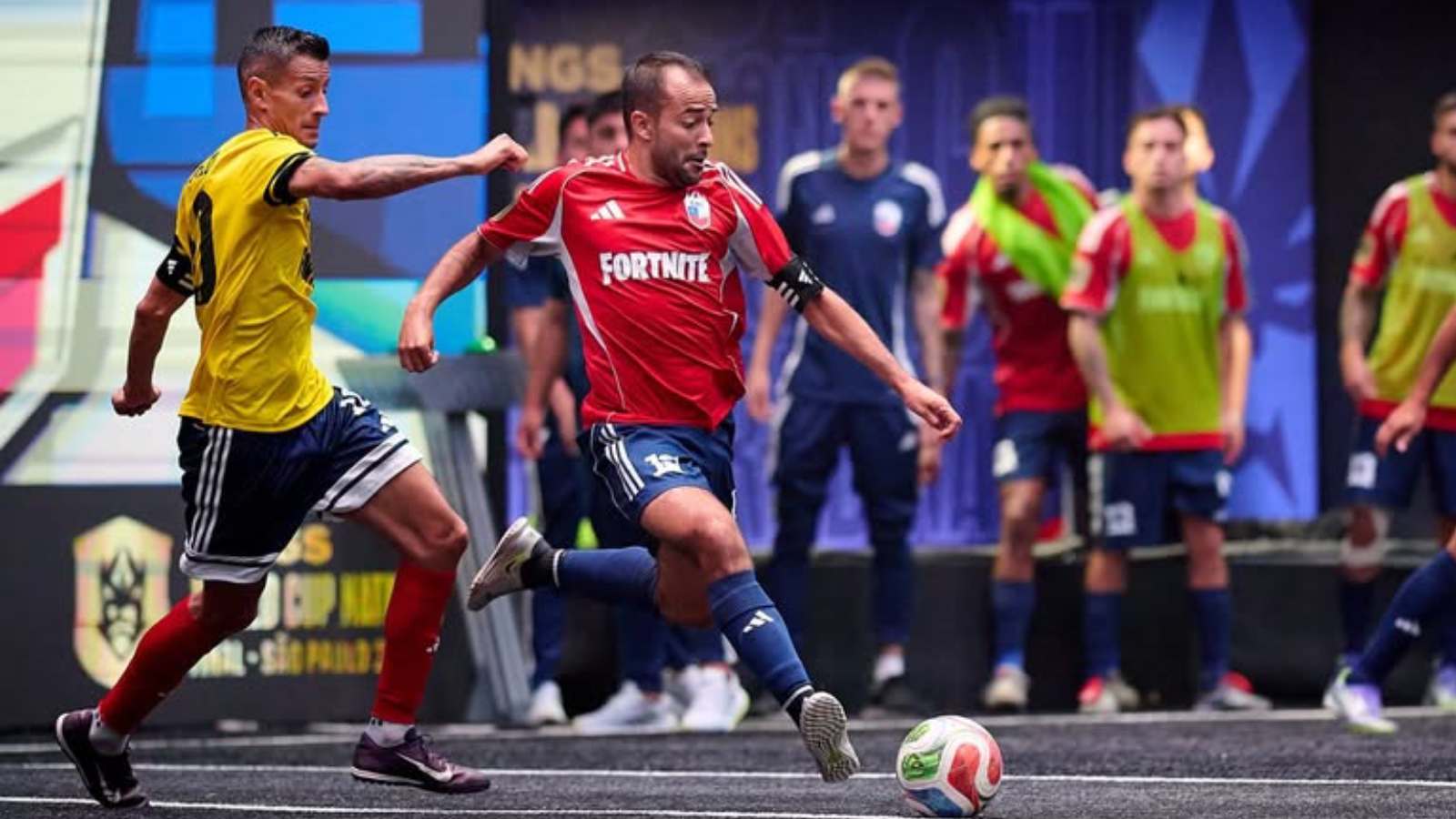 Mathías Vidangossy jugando por Chile en la Kings League World Cup Nations