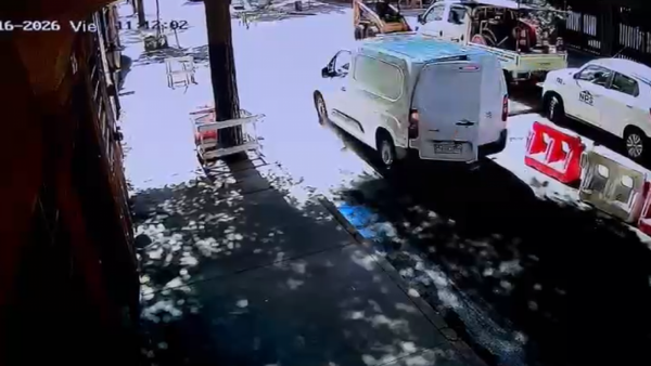 Robo camión de valores en Santiago