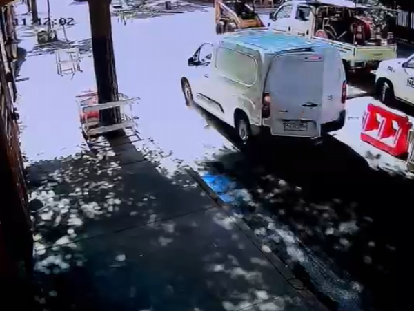 Robo camión de valores en Santiago