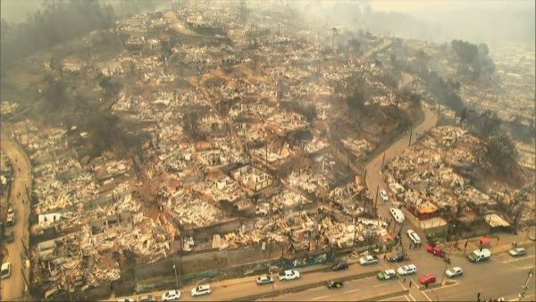 drone incendio penco