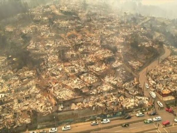 drone incendio penco