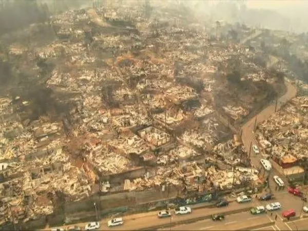 drone incendio penco