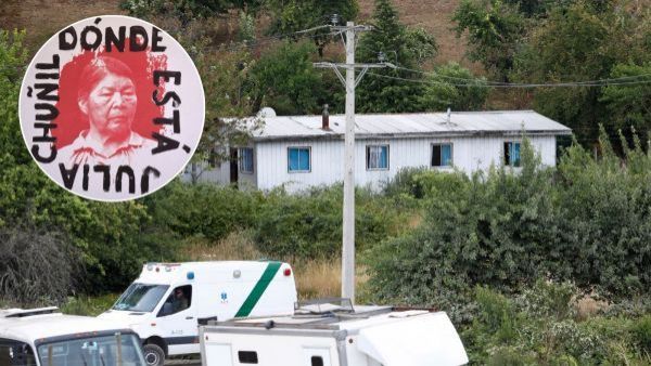 Encuentran machete, hancha y sangre humana en vivienda de Julia Chuñil