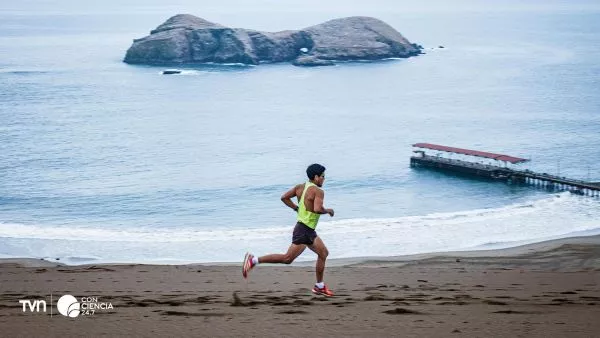 Persona haciendo deporte.