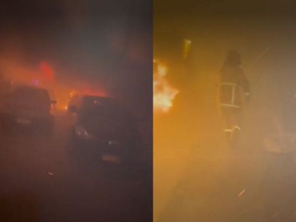 Martín, el niño de 10 años que caminó junto a su madre entre el fuego y el humo