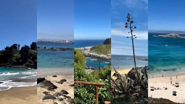 Influencer revela cuáles son las “5 playas que parecen sacadas del Caribe pero están en Chile”