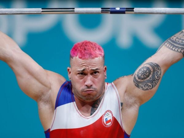 Arley Méndez compitiendo en los Juegos Panamericanos 2023 en Santiago