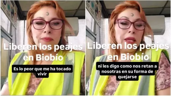 La denuncia de cajera de peaje en medio de incendios forestales.