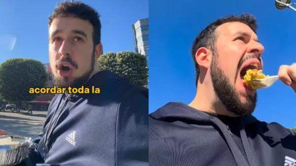 argentino se hace viral al probar el pastel de choclo
