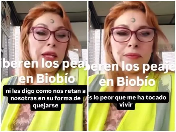 La denuncia de cajera de peaje en medio de incendios forestales.