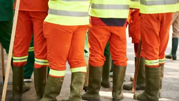 Obreros. Foto referencial.