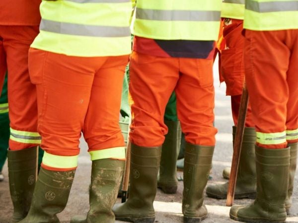 Obreros. Foto referencial.