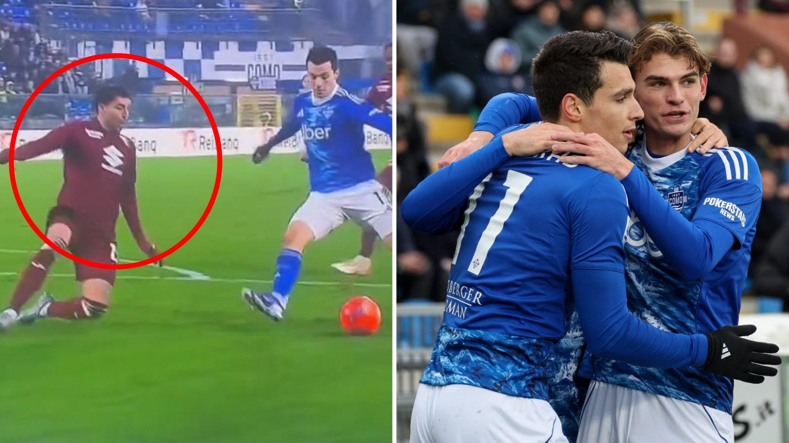 El error de Guillermo Maripán en la goleada que recibió el Torino